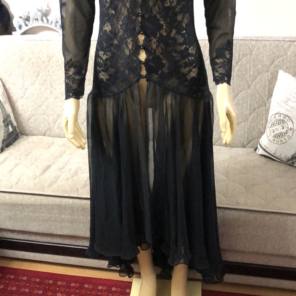 🌺🌺NATORI LACE ROBE - NIGHTGOWN SUZE S - Picture 3 of 15
